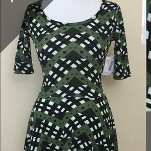 XXS Lularoe Nicole Camo Print NWT